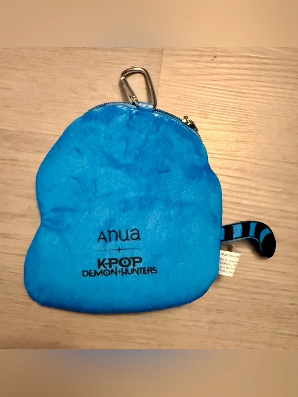 New Rare Anua Kpop Demon Hunters Duffy Coin Pouch Keychain Mini Zipper Wallet